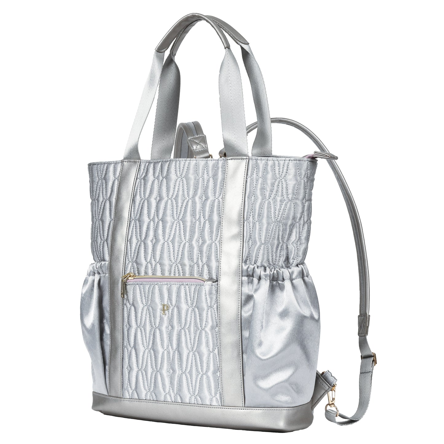 PIPOCCHI キルティングマグリア | パンプスでもスキップしたくなる2wayトートリュック ｜ 15ポケット＆垂直収納力＆軽量